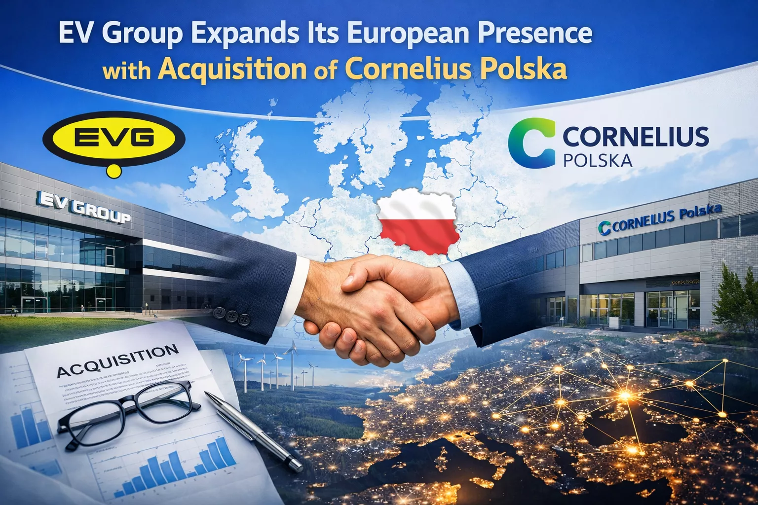 EV Group Expands Its European Presence with Acquisition of Cornelius Polska