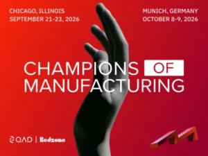 QAD Redzone Announces Champions of Manufacturing 2026 in Chicago and Munich