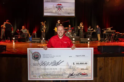 Ryder Honors 2026 Top Technician at 25th Anniversary Skills Competition